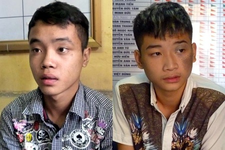 Bốn đối tượng bị cảnh sát tạm giữ hình sự.