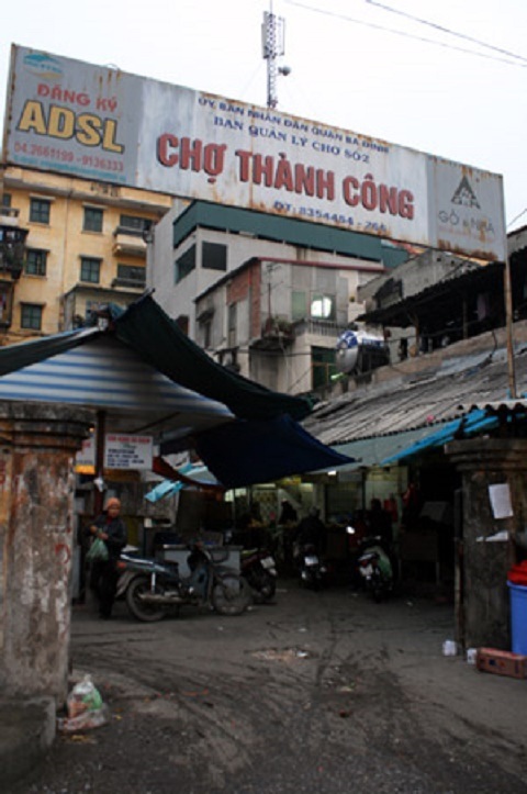 Chợ truyền thống Thành Công sẽ không bị xóa bỏ