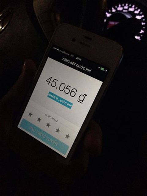 Trải nghiệm taxi Uber “sang chảnh” giá rẻ ngang xe ôm ở Hà Nội - 7 Khi kết thúc hành trình, khách hàng và tài xế Taxi Uber có thể đánh giá nhau
