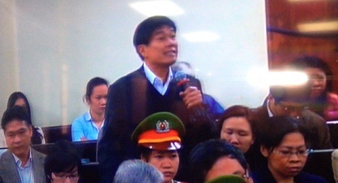 Phúc thẩm “bầu” Kiên: “Bầu” Long không biết cổ phần đang thế chấp - 1 Bầu Long tại phiên tòa phúc thẩm chiều 2/12