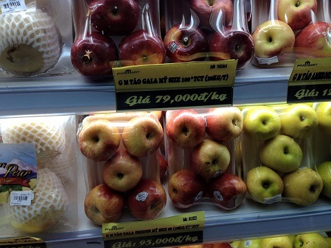 Táo gala chia ra rất nhiều loại khác nhau với giá thành khác nhau