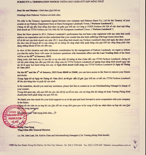 Hà Nội: Chủ hàng ngơ ngác dọn đồ rời Parkson Keangnam