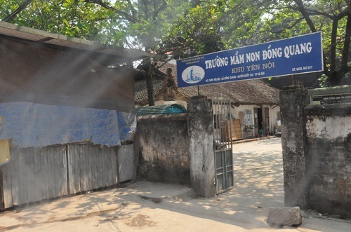 Cận cảnh những điểm trường mầm non “tội nghiệp” của Thủ đô - 5 Điểm trường mầm non trong một khu nhà cũ nát