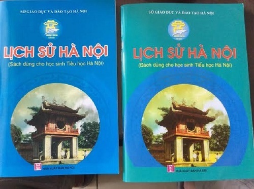 Phụ huynh phát hiện “sách lậu” trà trộn vào trường học - 2 Màu sắc của hai cuốn sách thật và giả hoàn toàn khác nhau.