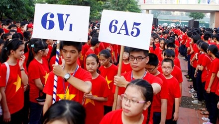 Không tổ chức sát hạch để xếp lớp đầu năm học - 1 Sở GD&ĐT Hà Nội nghiêm cấm việc thực hiên thi, sát hạch đầu năm để chọn học sinh xếp lớp