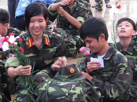 Náo nức lên đường học làm…bộ đội - 2