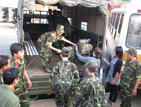 Náo nức lên đường học làm…bộ đội - 4