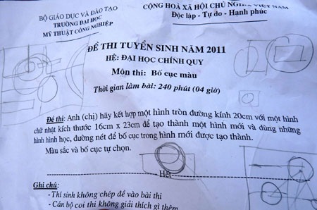 Khi sĩ tử mang… máy sấy tóc, xô nước vào phòng thi - 3