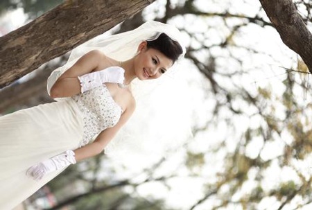 Ngắm Hoa khôi SV trở thành nàng dâu kiều diễm - 13