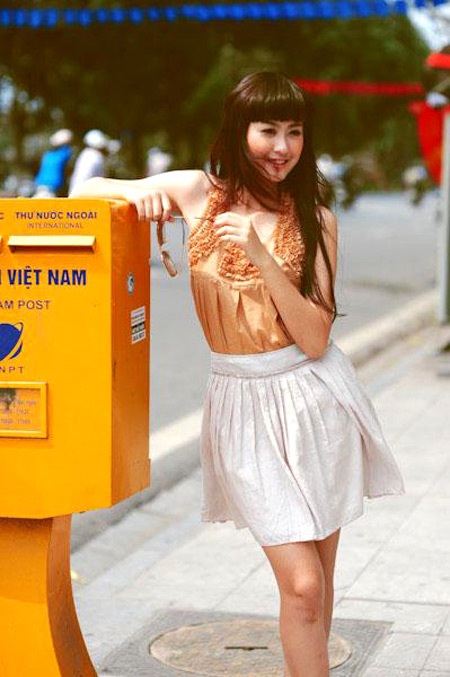 Ấn tượng nữ sinh Miss Teen có chiều cao nổi bật - 1