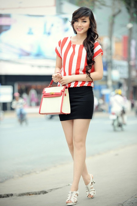 Ấn tượng nữ sinh Miss Teen có chiều cao nổi bật - 13