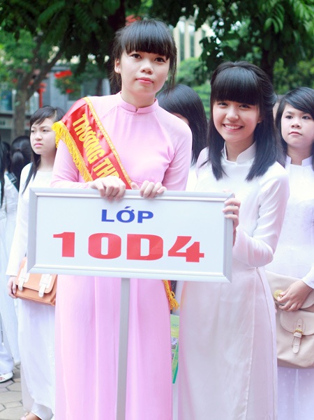 Trong trẻo tà áo trắng nữ sinh ngày khai trường - 2