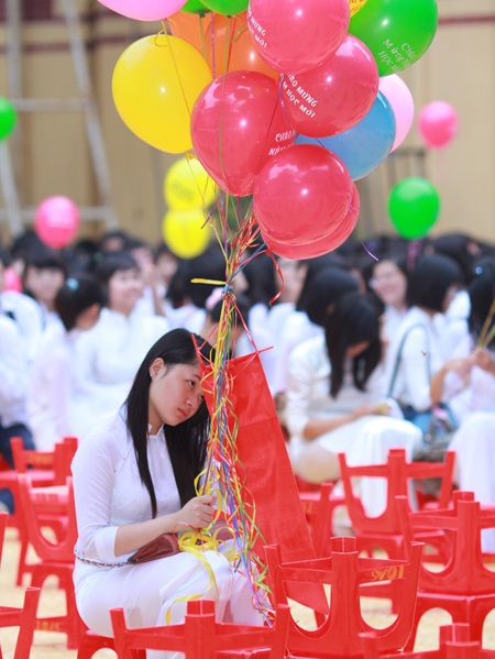 Trong trẻo tà áo trắng nữ sinh ngày khai trường - 5