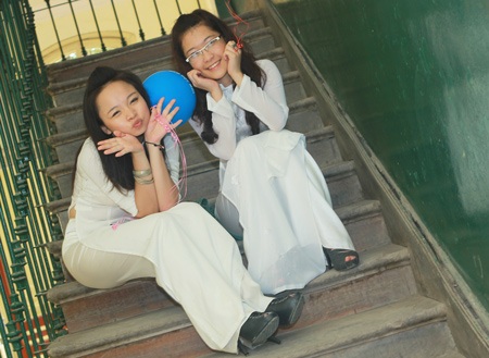 Trong trẻo tà áo trắng nữ sinh ngày khai trường - 11