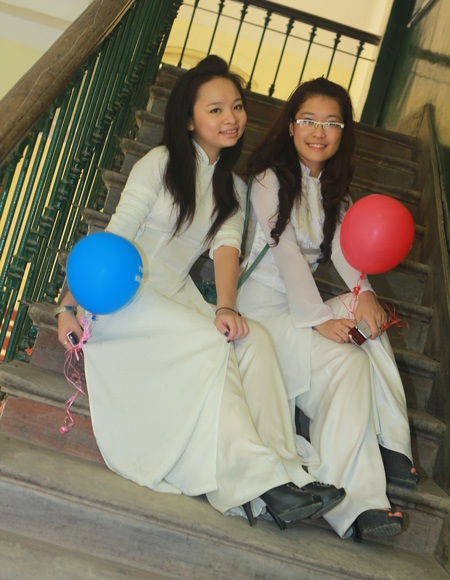 Trong trẻo tà áo trắng nữ sinh ngày khai trường - 10