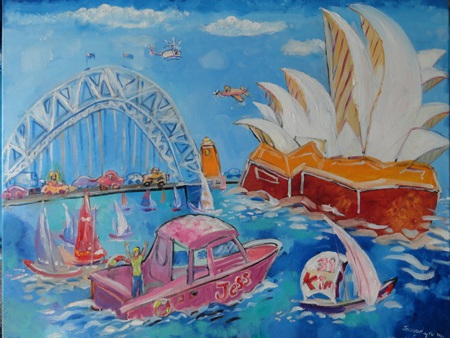 Vẽ quá đẹp, cô bé 6 tuổi gốc Việt gây xôn xao Australia - 5