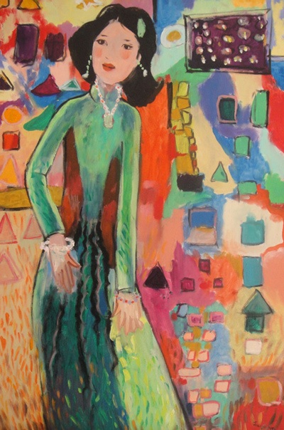 Vẽ quá đẹp, cô bé 6 tuổi gốc Việt gây xôn xao Australia - 2