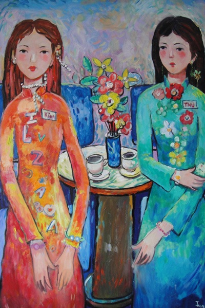 Vẽ quá đẹp, cô bé 6 tuổi gốc Việt gây xôn xao Australia - 8