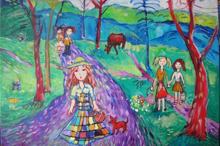 Vẽ quá đẹp, cô bé 6 tuổi gốc Việt gây xôn xao Australia - 10