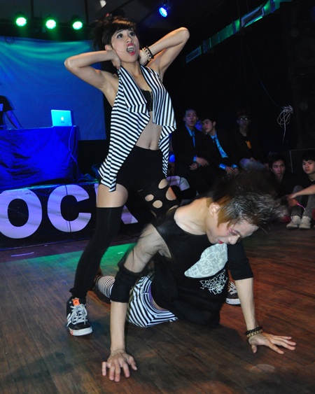 Thanh Vân Hugo xinh tươi tại đêm nhạc hiphop