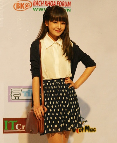 Thanh Vân Hugo xinh tươi tại đêm nhạc hiphop