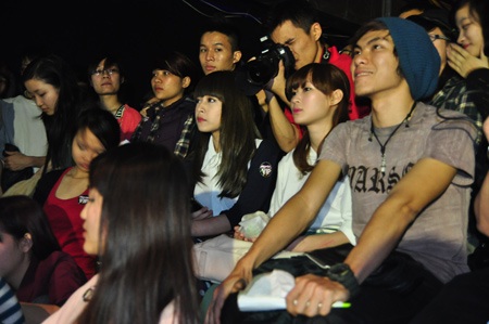 Thanh Vân Hugo xinh tươi tại đêm nhạc hiphop