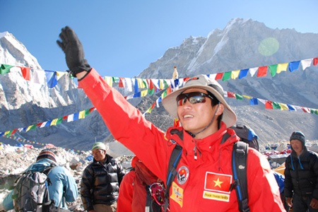Gặp người hùng đi tìm vinh quang trên đỉnh Everest