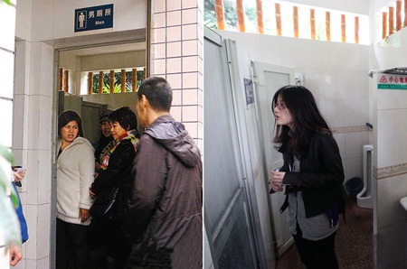 Nữ sinh Trung Quốc biểu tình đòi “bình đẳng toilet” - 6