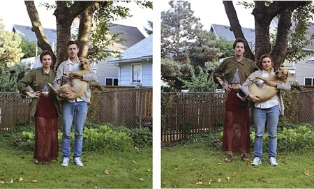 Thú vị cặp đôi hoán đổi áo quần trước ống kính - 1 Thú vị cặp đôi hoán đổi áo quần trước ống kính - 1