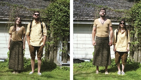 Thú vị cặp đôi hoán đổi áo quần trước ống kính - 2 Thú vị cặp đôi hoán đổi áo quần trước ống kính - 2