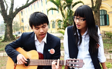 Khoảnh khắc đáng yêu “cặp đôi hoàn hảo” trường CVA - 2 Khoảnh khắc đáng yêu “cặp đôi hoàn hảo” trường CVA