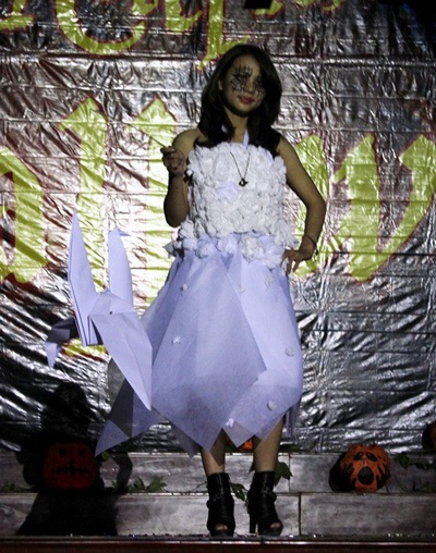 Halloween rùng rợn nhưng sâu sắc của SV trường Báo - 7 Phương Anh