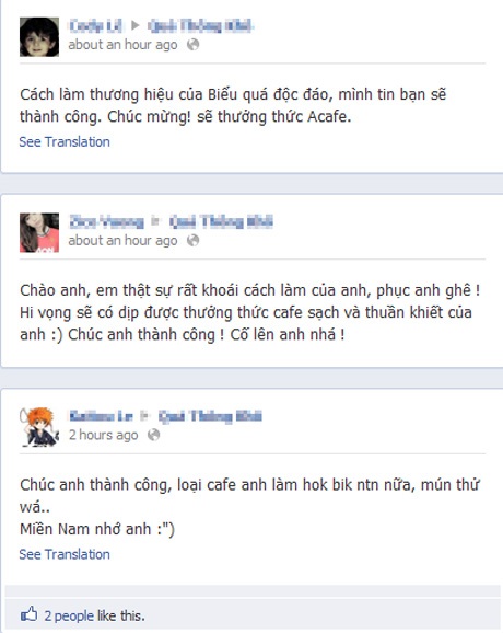 Chàng trai bán cà phê dạo khiến dân mạng xôn xao - 3 Vô số những lời khen cảm phục, ngưỡng mộ gửi tới chàng trai có cách làm mới mẻ này.