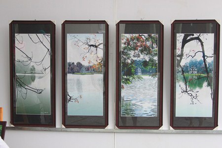Giới trẻ Hà thành tưng bừng với lễ hội văn hóa quốc tế - 4 Bộ tứ bình 4 mùa xuân hạ thu đông