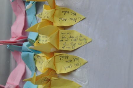 Và những lời chúc từ những tấm lòng tới các em bệnh nhi.