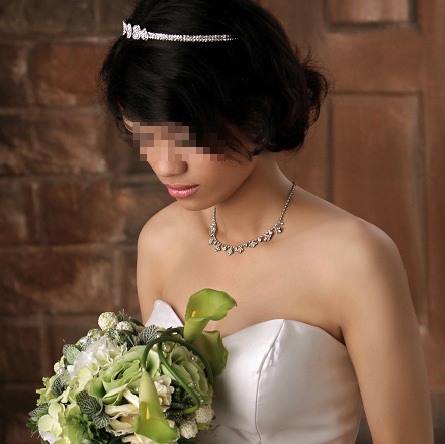 Chụp ảnh cưới đơn thân theo ý tưởng... cô dâu u buồn.