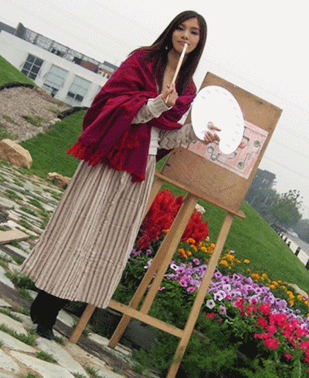 Nữ sinh nghệ thuật TQ gây sốt bởi vẻ đẹp thiên thần - 10 Anh Đức