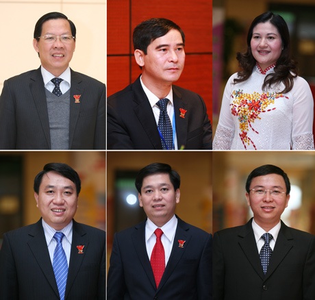 Anh Nguyễn Đắc Vinh tái đắc cử “thủ lĩnh” TW Đoàn - 2 Các đồng chí còn lại trong ban Bí thư TW Đoàn.