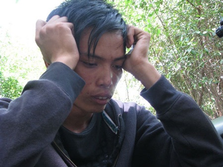 Anh Phan Hoàng Cương rầu rĩ vì mất xe