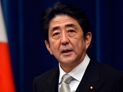 Ngày 16/1, Thủ tướng Nhật Bản thăm chính thức Việt Nam - 1 Thủ tướng Nhật Bản Shinzo Abe. (Nguồn: EPA)