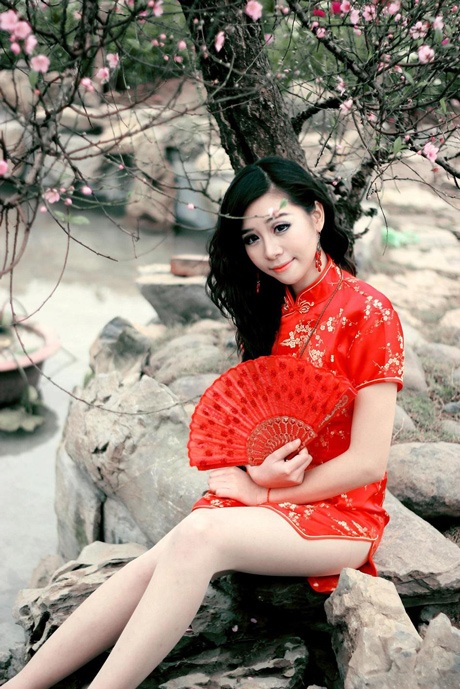 Bạn trẻ “sốt” thuê trang phục cổ trang chụp ảnh Tết - 10 Hoàng Dung