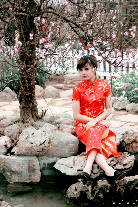 Bạn trẻ “sốt” thuê trang phục cổ trang chụp ảnh Tết - 7 Hoàng Dung