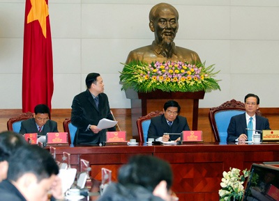 Thủ tướng Nguyễn Tấn Dũng làm việc với lãnh đạo Cao Bằng và Hà Giang - 2 Thủ tướng Nguyễn Tấn Dũng làm việc với lãnh đạo Cao Bằng và Hà Giang