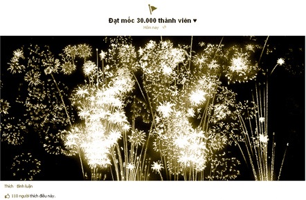 Nghề mới của teen: Lang thang Facebook - 3 Một fanpage khoe mốc 30.000 thành viên