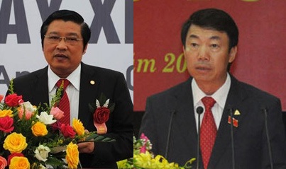 5 Bí thư tỉnh ủy làm Phó Ban Nội chính, Ban Kinh tế Trung ương - 1 Hai tân phó Trưởng Ban Nội chính TƯ Phan Đình Trạc (trái) và Nguyễn Doãn Khánh.