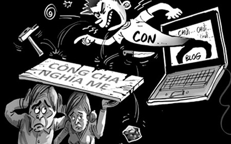 Đau lòng nữ sinh lên mạng chửi bố vì...tức - 2 (nguồn internet)