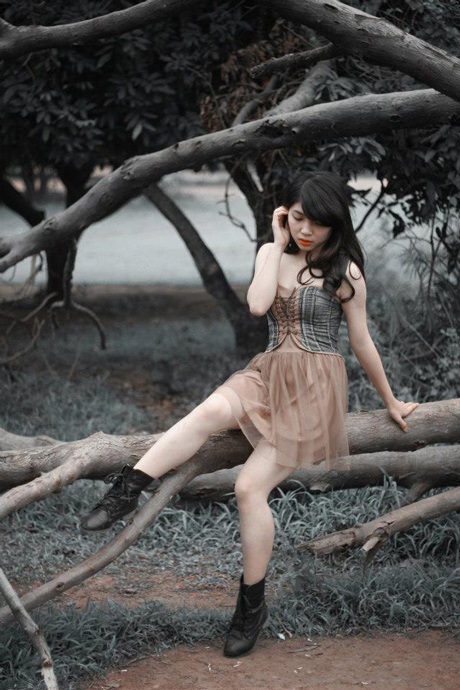 Stylist - Nghề “hot” trong giới trẻ - 5 Mẫu do Thảo làm stylist.