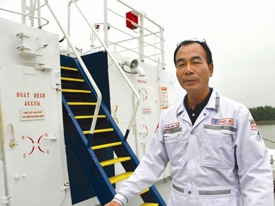 Theo tàu Bình Minh 02 “khám” thềm lục địa - 2 Thuyền trưởng Trần Anh Vũ.