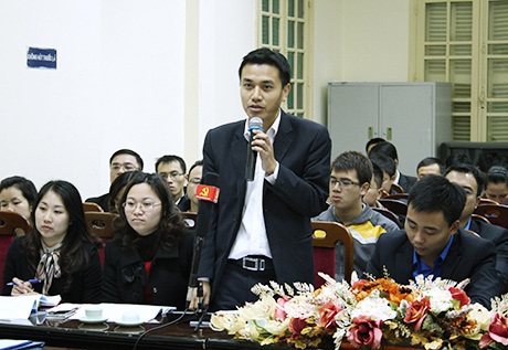 Khẳng định vai trò thanh niên thời đại mới - 3 Anh Nguyễn Văn Thắng - Phó Bí thư thường trực Thành đoàn Hà Nội chủ trì hội nghị