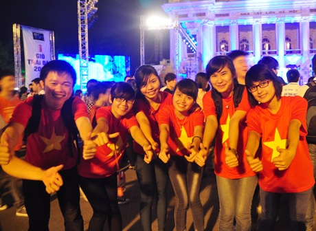 Đội sinh viên tình nguyện đồng hương tỉnh Hà Tĩnh